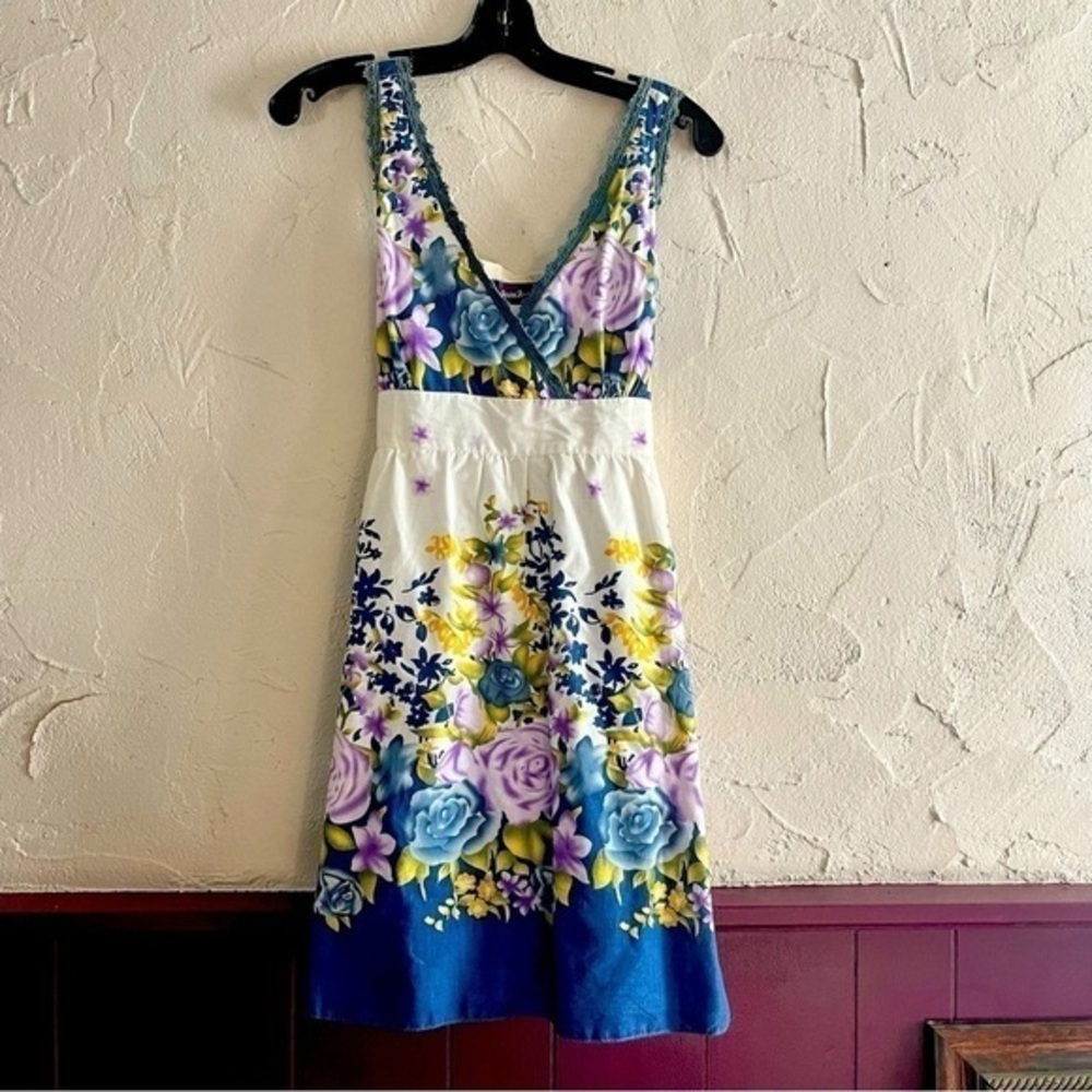 FLORAL V Neck Sundress